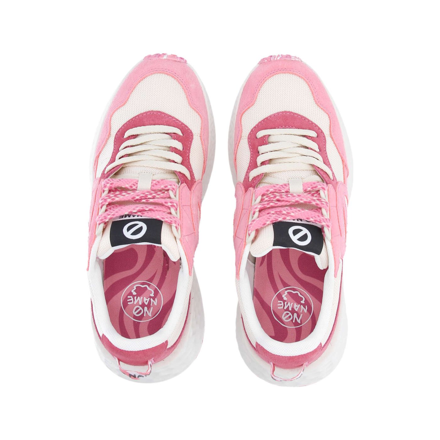 CARTER MILKSHAKE W - SUEDE/KNIT/SUED - PINK/OFF WHITE